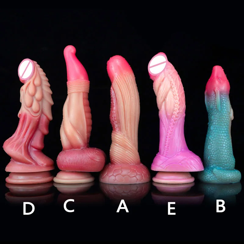 

Новый Красочный реалистичный пенис, силиконовый искусственный животный фаллоимитатор для женщин, мастурбатор, Взрослые Эротические женские секс-игрушки, большой член, фаллоимитаторы