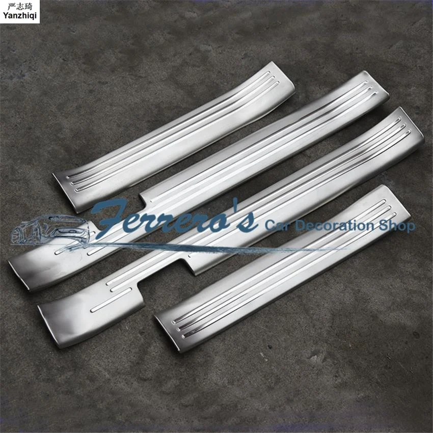 

for Suzuki S.CROSS stainless steel scuff plate inside door sill 4pcs/set high quality
