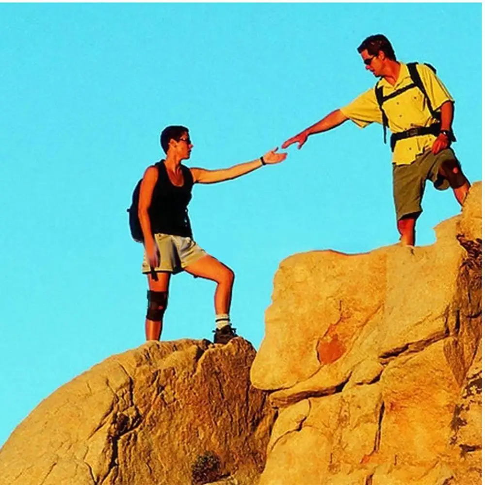 Регулируемый эластичный спортивный поддерживающий бандаж для коленей из