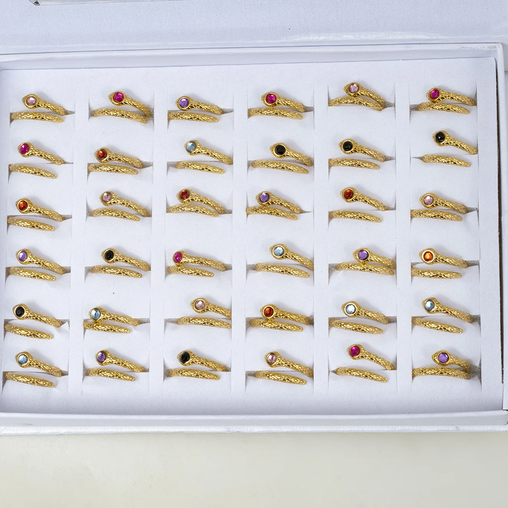 20 шт./партия женские кольца в виде змеиных глаз