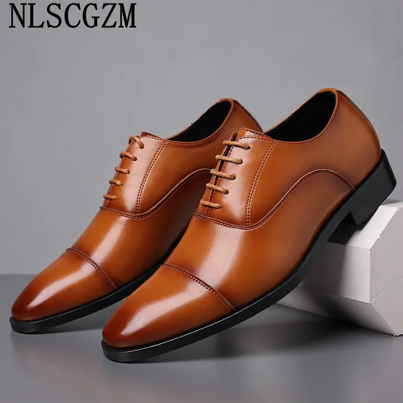 

Formal Shoes for Men Office 2023 Casuales Dress Shoes for Men Business Suit Oxford Shoes for Man Italiano Coiffeur Zapato Hombre