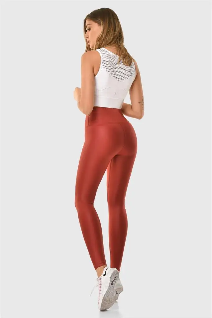 Superstacy Bright Burgundy Sports Leggings