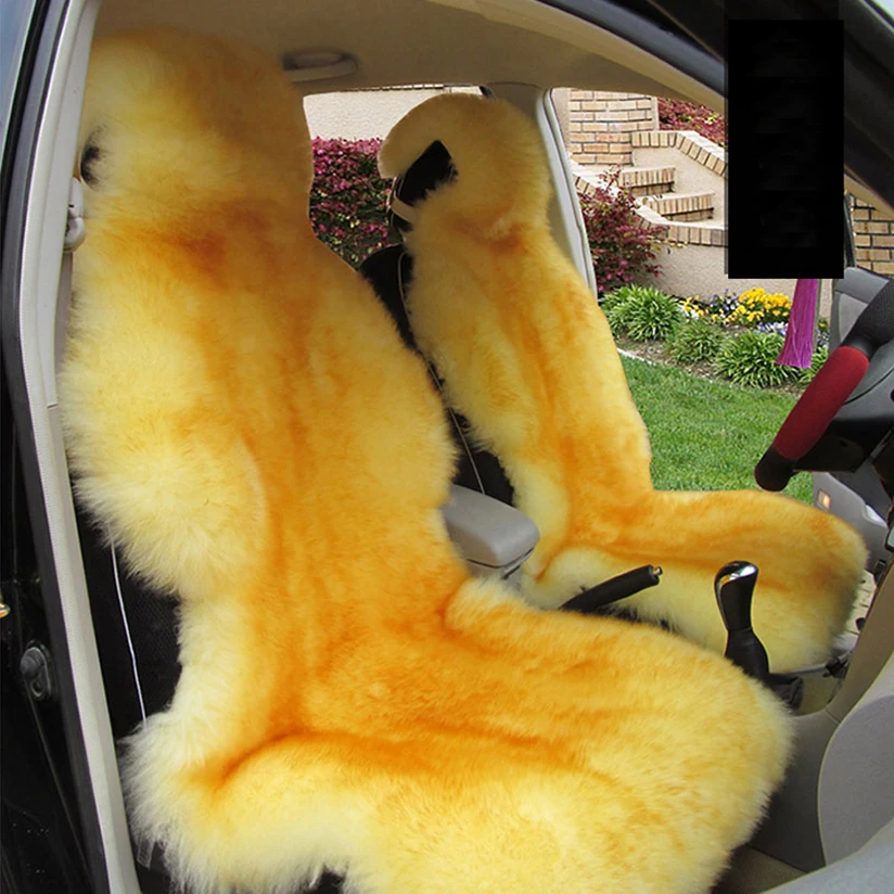 1 шт. универсальные чехлы на сиденья автомобиля из австралийской овчины