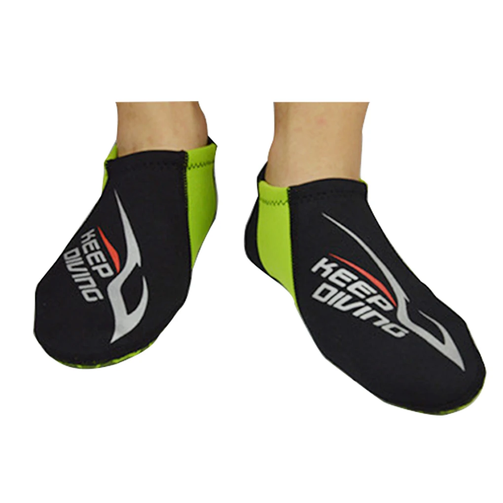 

1/2/3 держать Дайвинг фотонеопреновый DS-112 плавание Снорклинг принадлежности для пляжа Подводные носки Противоскользящий Lakeside green【XS】