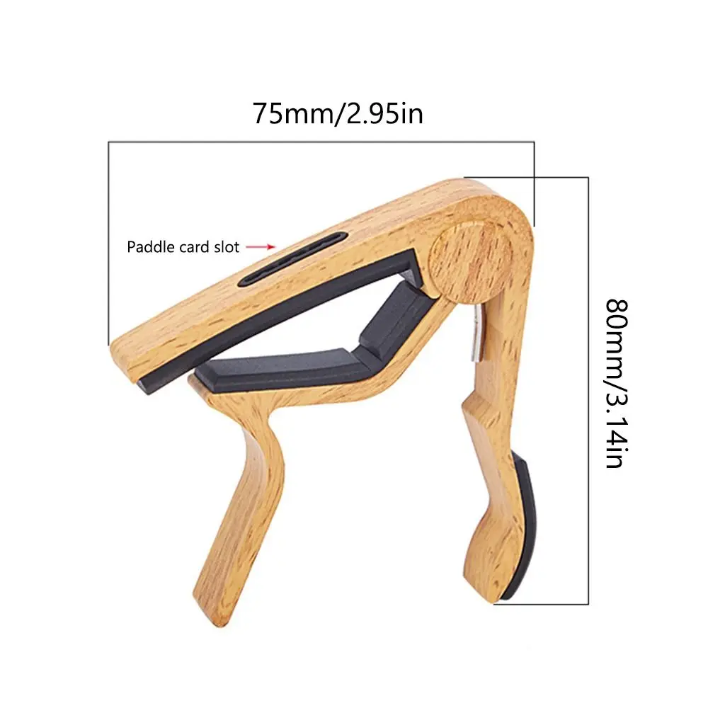 Гитарный каподастр под дерево с держателем для гитары универсальный