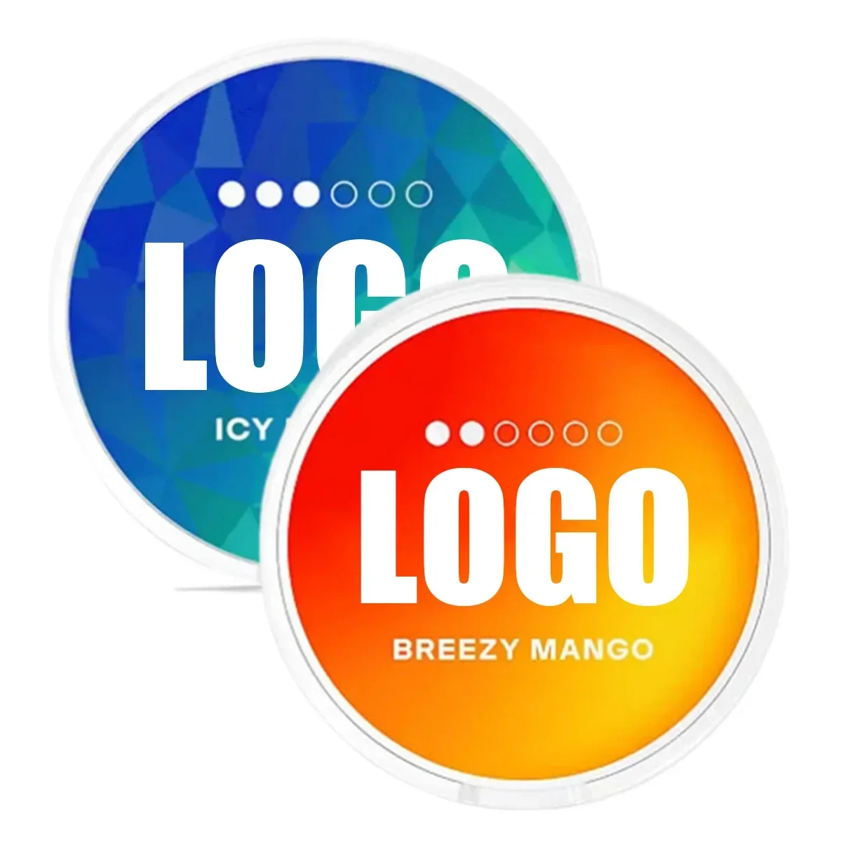 10 шт. пластиковые коробки по индивидуальному заказу банки для Velo белые FOX ZYNembali