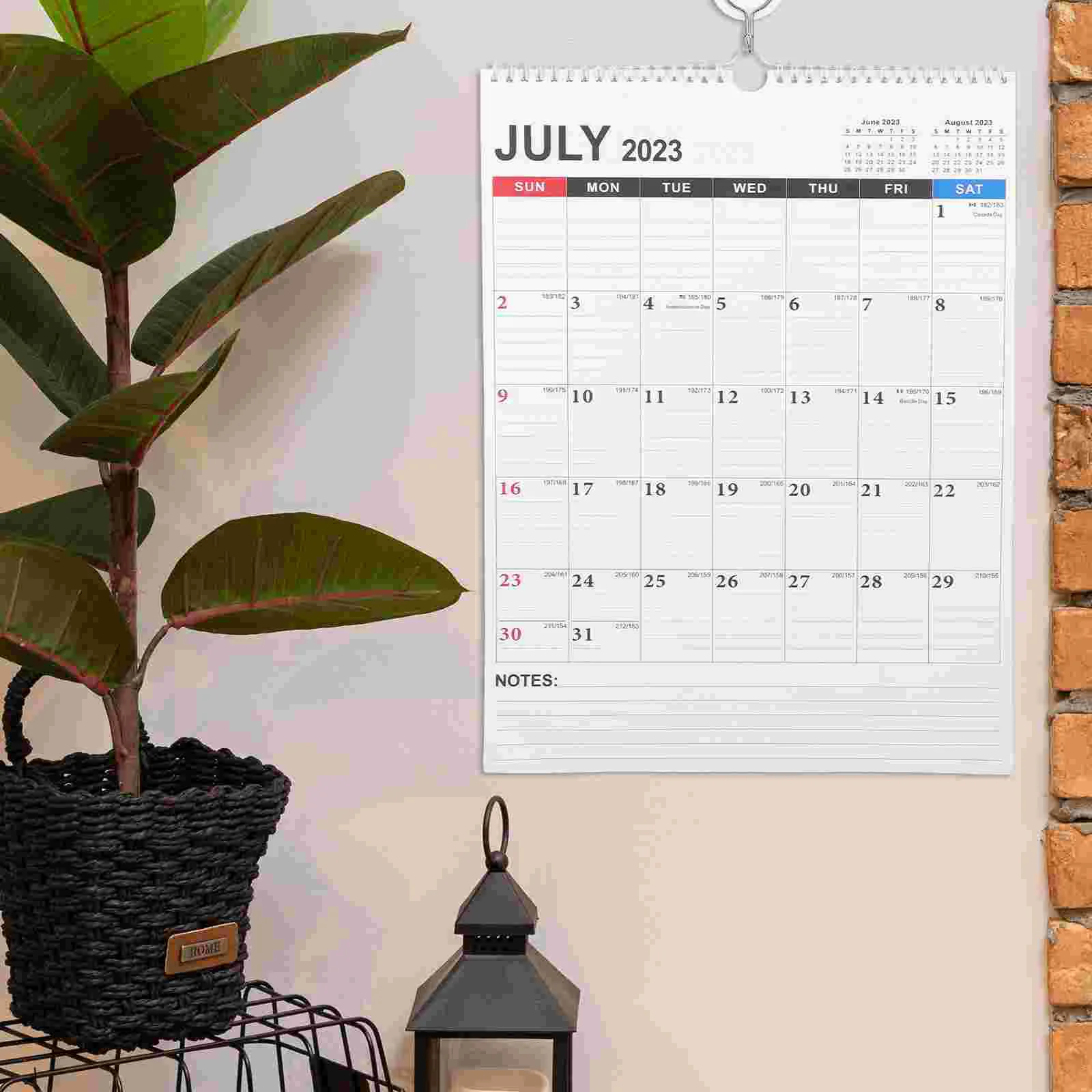 

Календарь на английском языке, Прочный Настенный ежемесячный календарь для дома и офиса, подвесной календарь