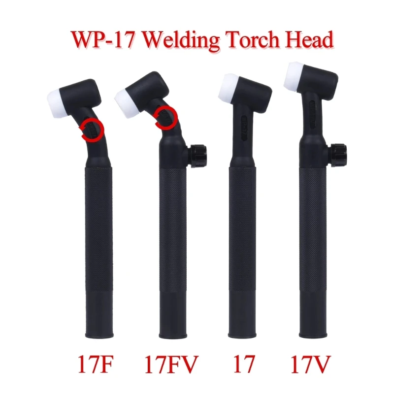 

WP17 WP17F WP17V WP17FV Welding TIG Torch Body Heads Rotatable Dual Insulator Gaskets 150AMP Air Cooled Accessories KXRE