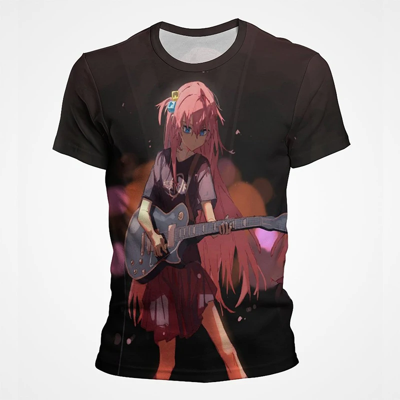 Футболка мужская с 3D-принтом аниме и мультфильмом, Y2k