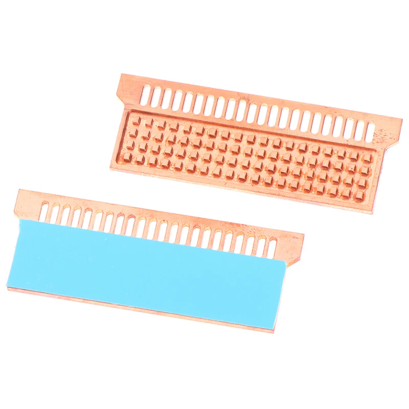 

Notebook Memory Heat Sink Copper Heatsink Laptop RAM For DDR1 DDR2 DDR3 DDR4 1.5MM 2MM Pure Copper