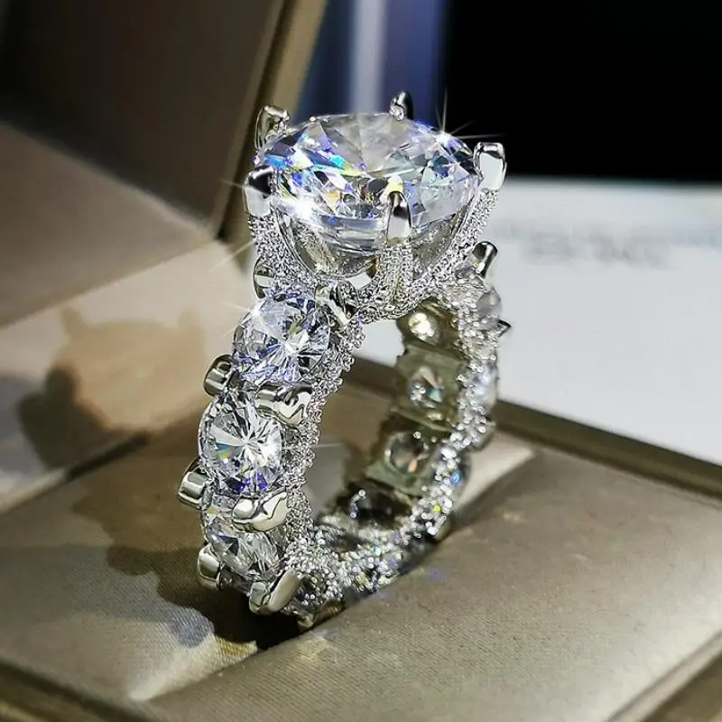 

2022 New Vintage Ladies Rings Fashion Accessories Accessories Elegant Luxury Gemstone Diamond Rings Wedding Engagement Rings