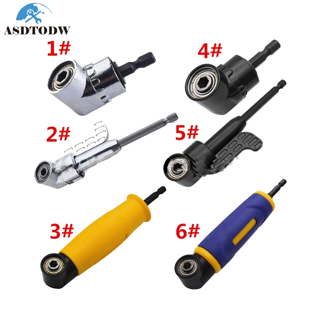 

90/105 Degree Right Angle Drill Adapter Flexible Shaft Extension Bit for Screwdriver Hand Tool Electric Drill Cornerer Accessory