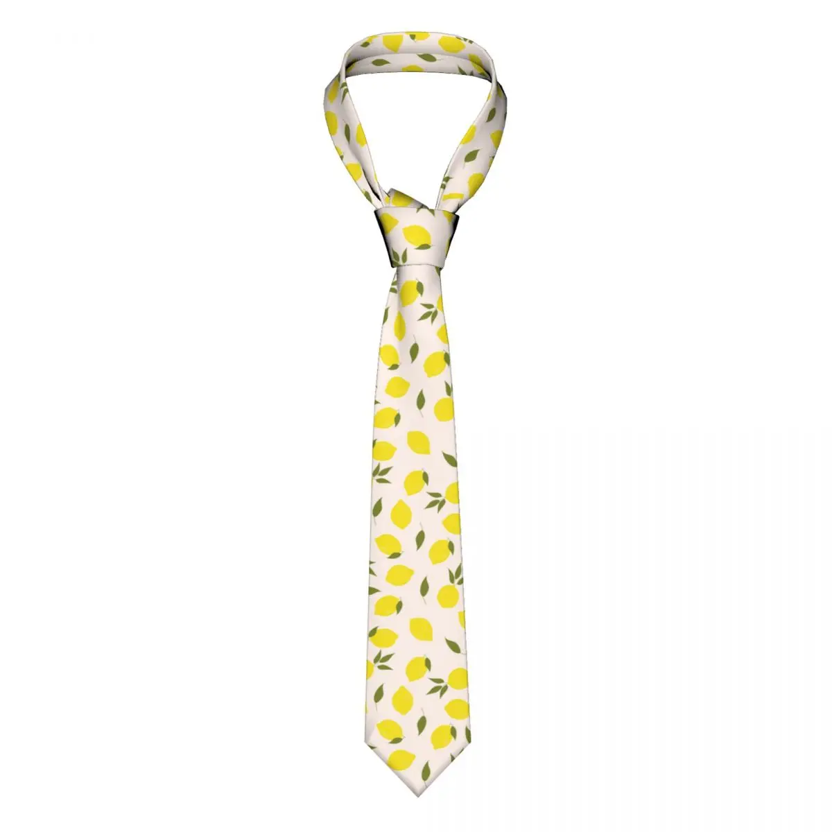 

Lemon Necktie Men Silk Polyester 8 cm Wide Cute Fruit Neck Ties for Men Suits Accessories Gravatas Gift