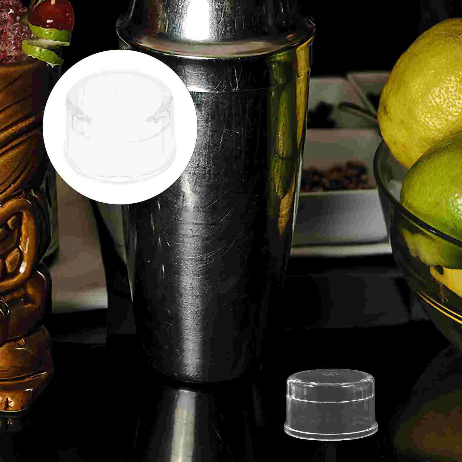 10 Pcs Multipurpose Cup Lids Shaker Covers Cocktail Tumbler Trundle Bed Lemons with Non Spill Cap