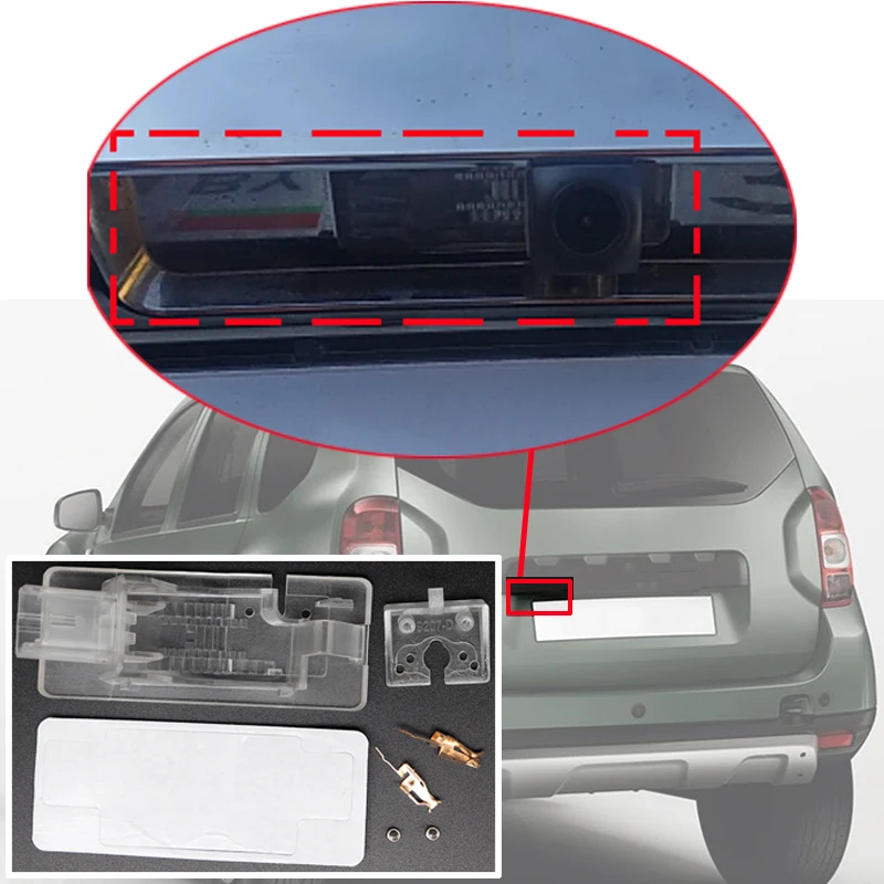 Автомобильная камера заднего вида кронштейн номерной знак корпус для Dacia Renault Duster
