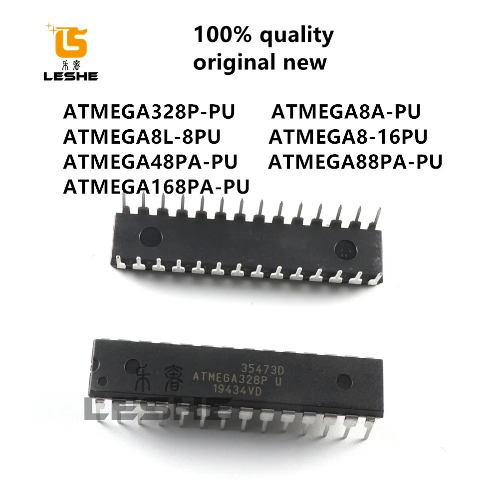 

10pcs/lot ATMEGA8A-PU ATMEGA48PA ATMEGA8L-8PU ATMEGA8-16PU ATMEGA48PA-PU ATMEGA88PA-PU ATMEGA328P-PU ATMEGA328P DIP-28 In Stock