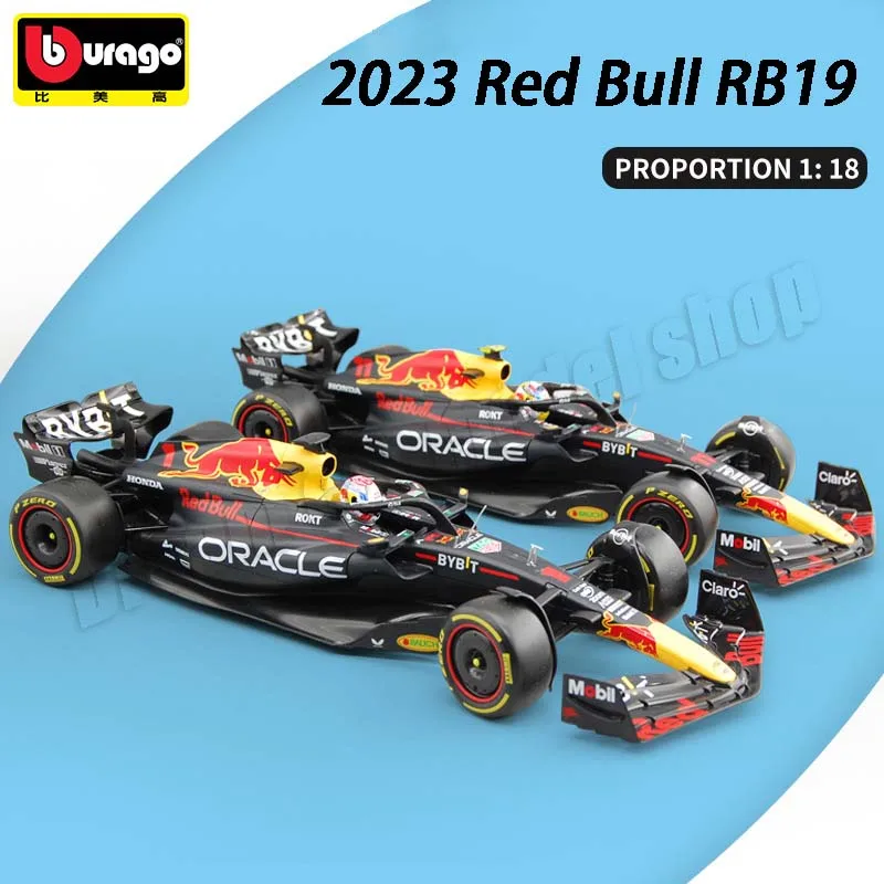 Bburago 1:18 Formula Car 2023 Red Bull RB19 Max Verstappen #1 Sergio Перез #11 литье под давлением коллекционный