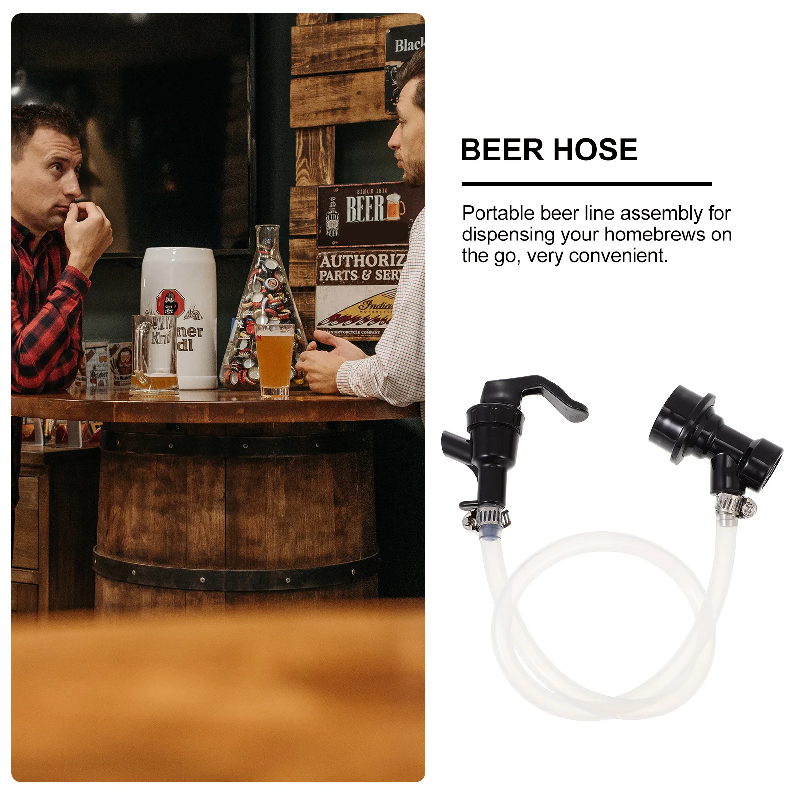 Компоненты линии пива Шланг Блокировка фитингов Кран в сборе Диспенсер для