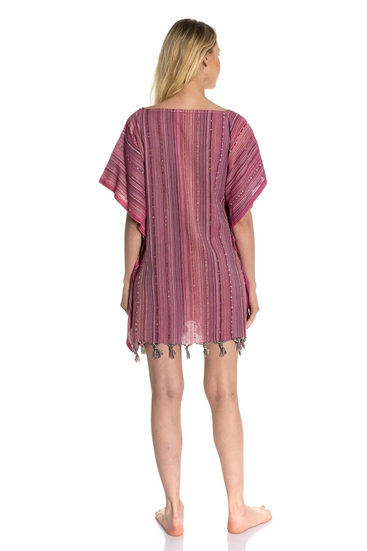 

Женское парео с помпоном, Пляжное Платье с принтом летучая мышь, фиолетовый купальный костюм, платье, сексуальный костюм-туника, пляжная оде...