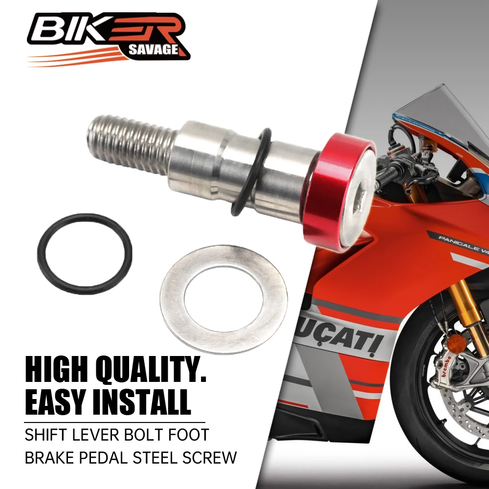 

Shift Lever Bolt Foot Brake Pedal Steel Screw Motorcycle Gear Shifter Accessories For DUCATI Panigale 899 959 V2 V4 1199 1299