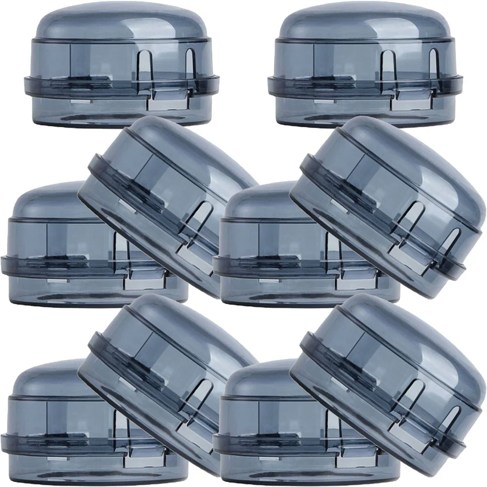 

Knob Covers Stove Gas Caps Safety Switch Cooker Child Guards Ranges Locks Oven Stovetop Range Cap Cover Knobs Lock Proof Clear