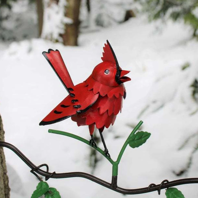 

Creative Metal Bird Ornament Room Decor Garden Yard Patio Decoration Anti Corrosion Home Decor Wear Resistant Sculptures