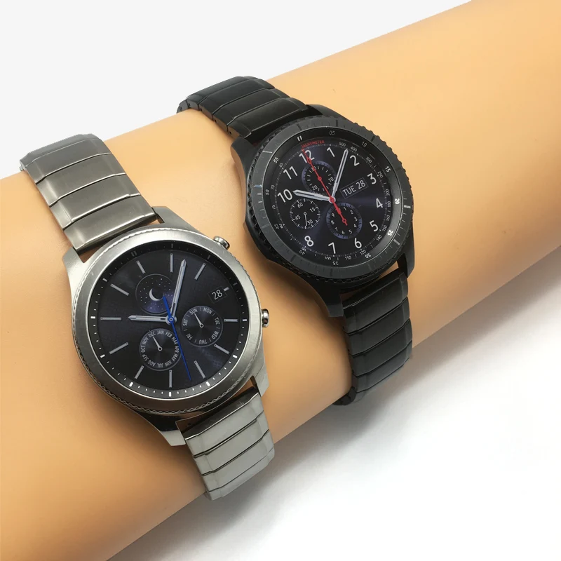 20mm 22mm Metal Watchband For Huawei Watch GT2 Gt2E Bracelet For Samsung Galaxy 46mm Gear S3 Wrist Band Amazfit Bip 20mm Strap