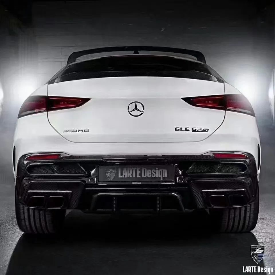 Автомобильные Спойлеры LARTE для 2022 Mercedes GLE COUPE комплект кузова из углеродного