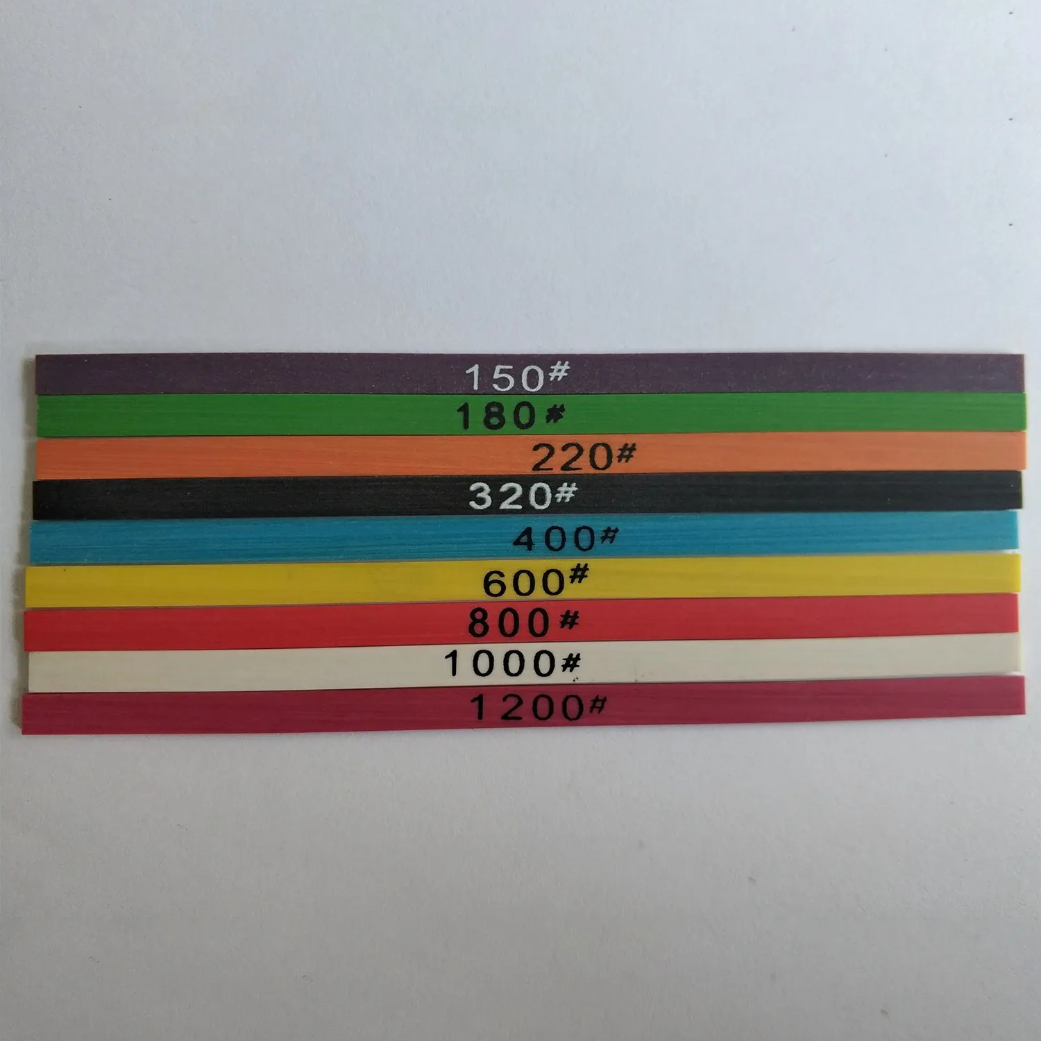 

9 Pieces 100 x 4 x 1mm Fiber Whetstone Super Ceramic Whetstone for Mold Polishing + 1 Piece Clamp Bracket