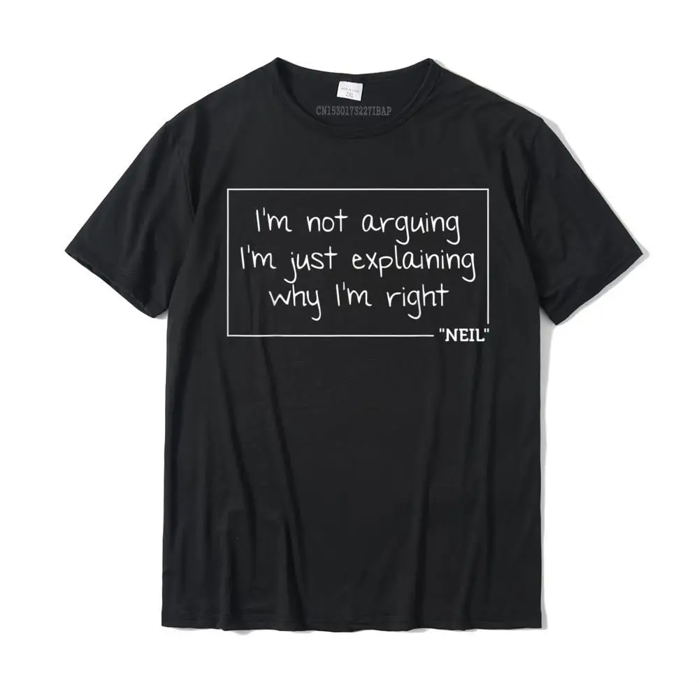 

NEIL Quote Funny Birthday Personalized Name Gift Idea T-Shirt Tshirts Printing Family Cotton Tops & Tees Casual For Men