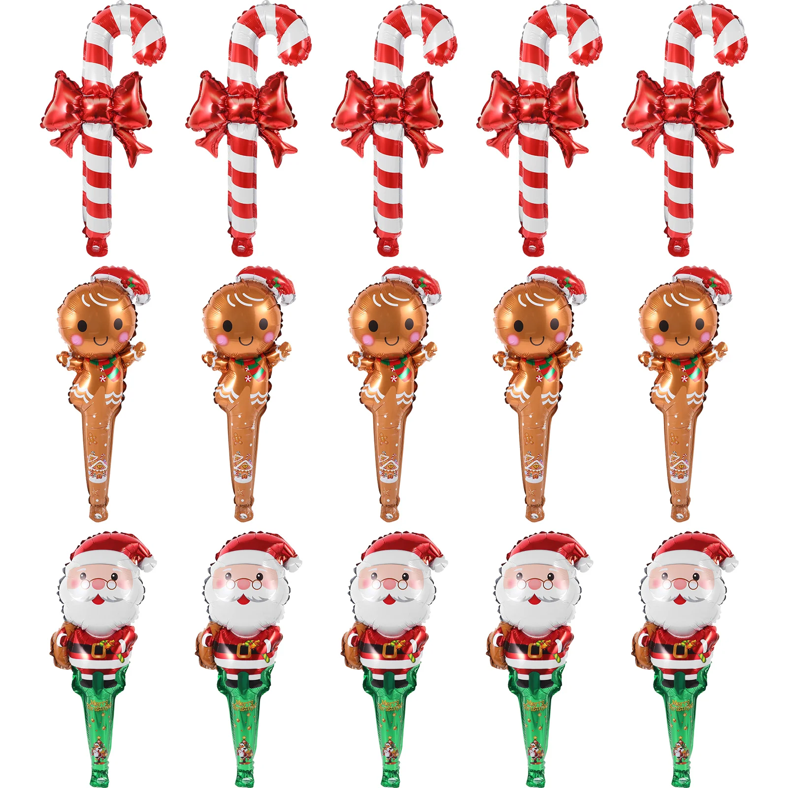 

Gingerbread Christmas Aluminum Film Balloon The Gift Blow up Balloons Decoration