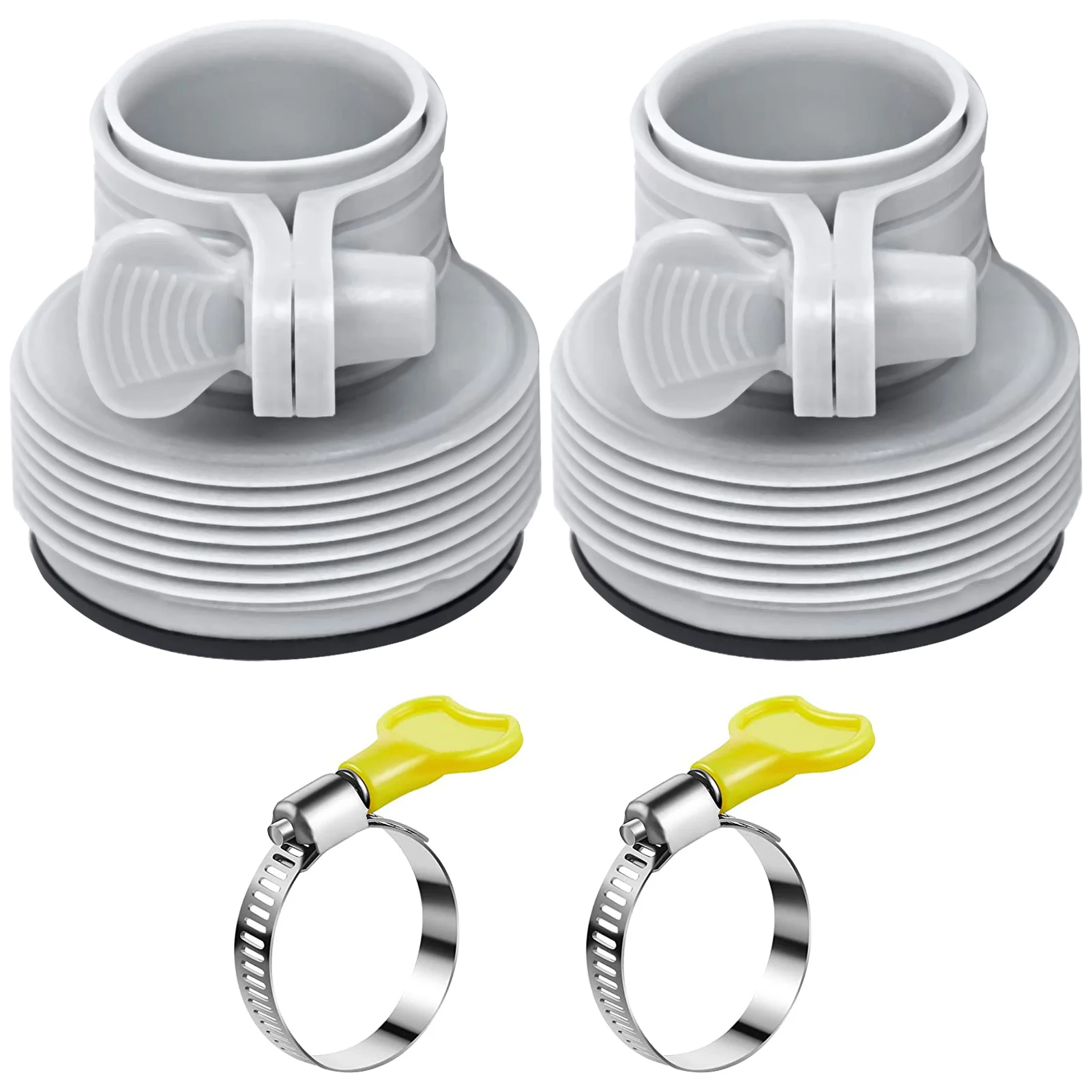 

Hose Connector Type B 1.5 Pool Vacuum Hose Connector Filter Pump Conversion Pool Pump Hose For Pool System Universal Pool