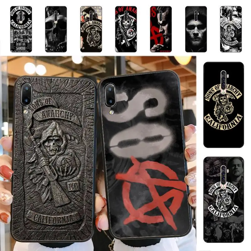 

American TV Sons of Anarchy Phone Case for Vivo Y91C Y11 17 19 17 67 81 Oppo A9 2020 Realme c3 funda