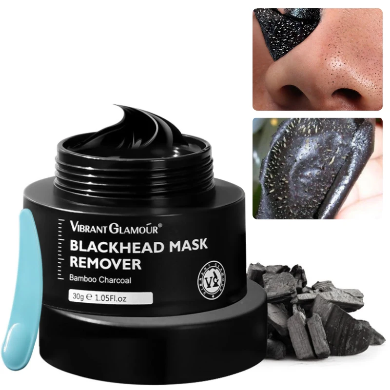 

Blackhead Remover Mask Deep Cleansing Oil-Control Shrink Pores Lifting Firming Moisturizing Brighten Skin Tone Face Care 30g