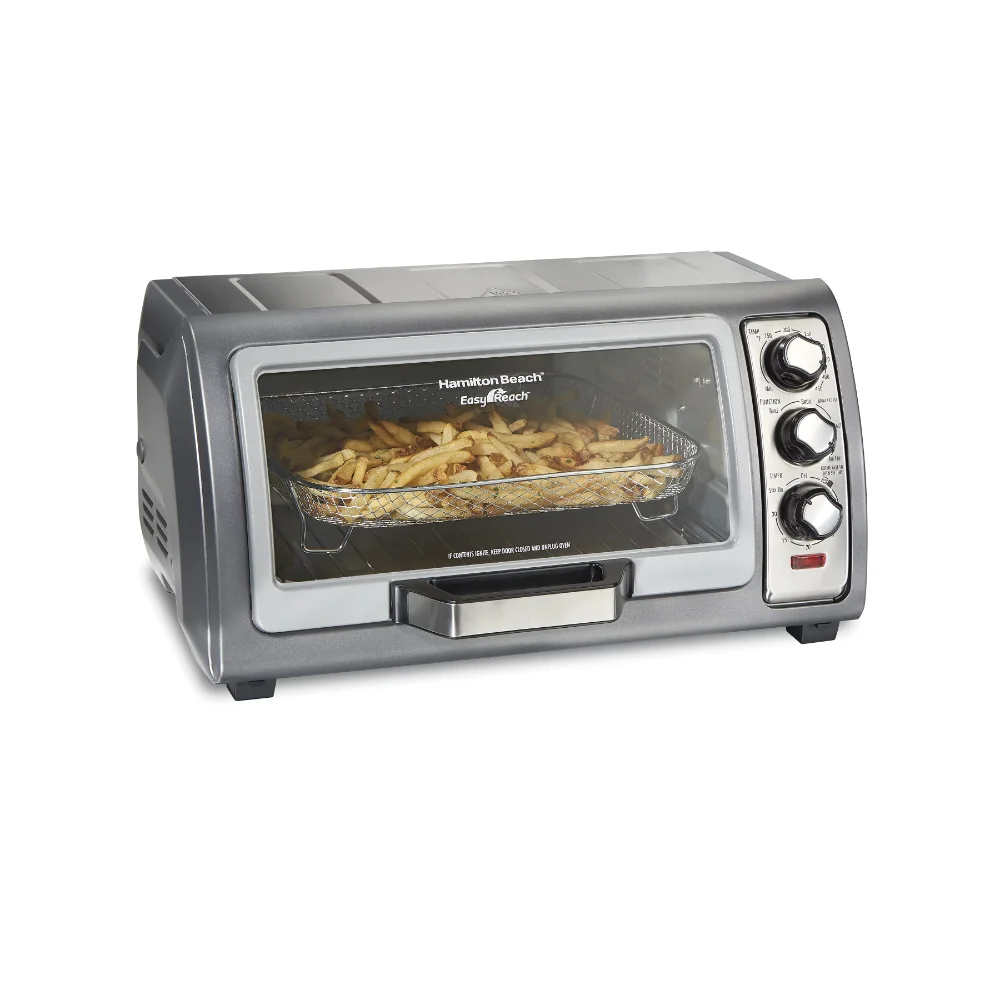 

Air Fryer Toaster Oven, 6 Slice, Stainless Steel