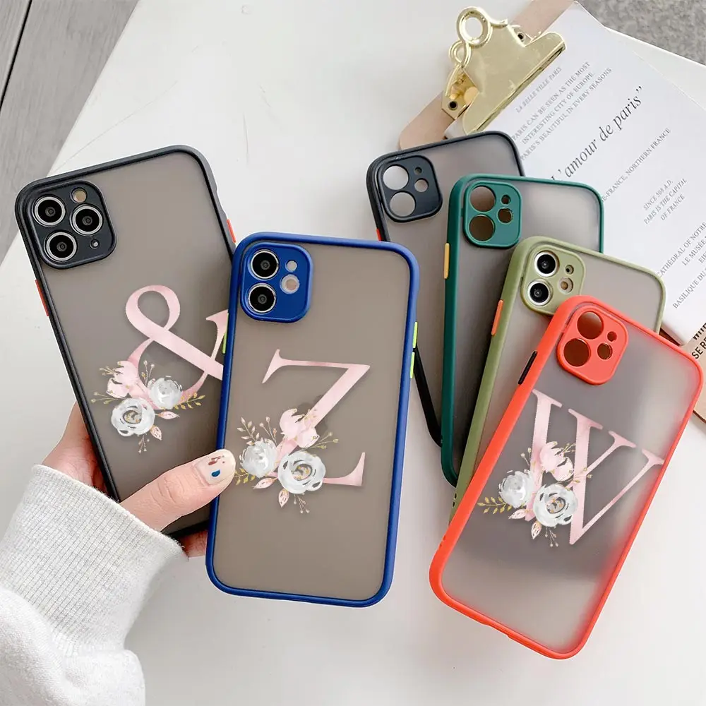 

Gold Leaf Art Numeric Alphabet Fundas Coques Matte Case For Apple iPhone 13 12 11 14 XS X 7 8 Pro Plus Max Mini Cases Capa