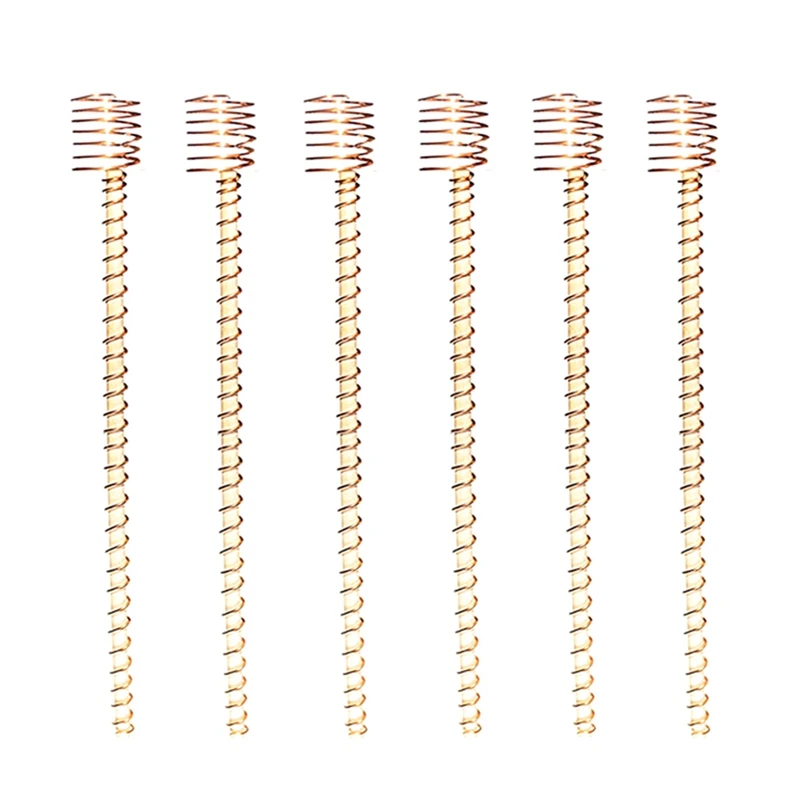 

6 Pack Electroculture Gardening Copper Coil Antennas For Growing Garden Vegetables With Electro Culture Coils