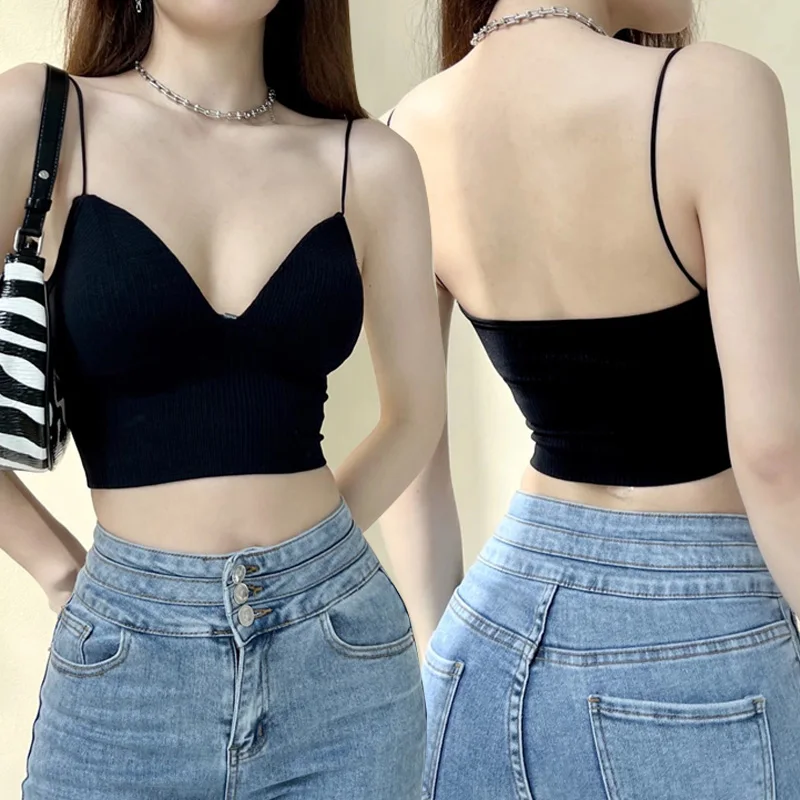 

Sexy Sport Bra Women Seamless Tops Bralette V Neck Backless Brassiere Underwear Push Up Fitness Yoga Breathable Lingerie Femme