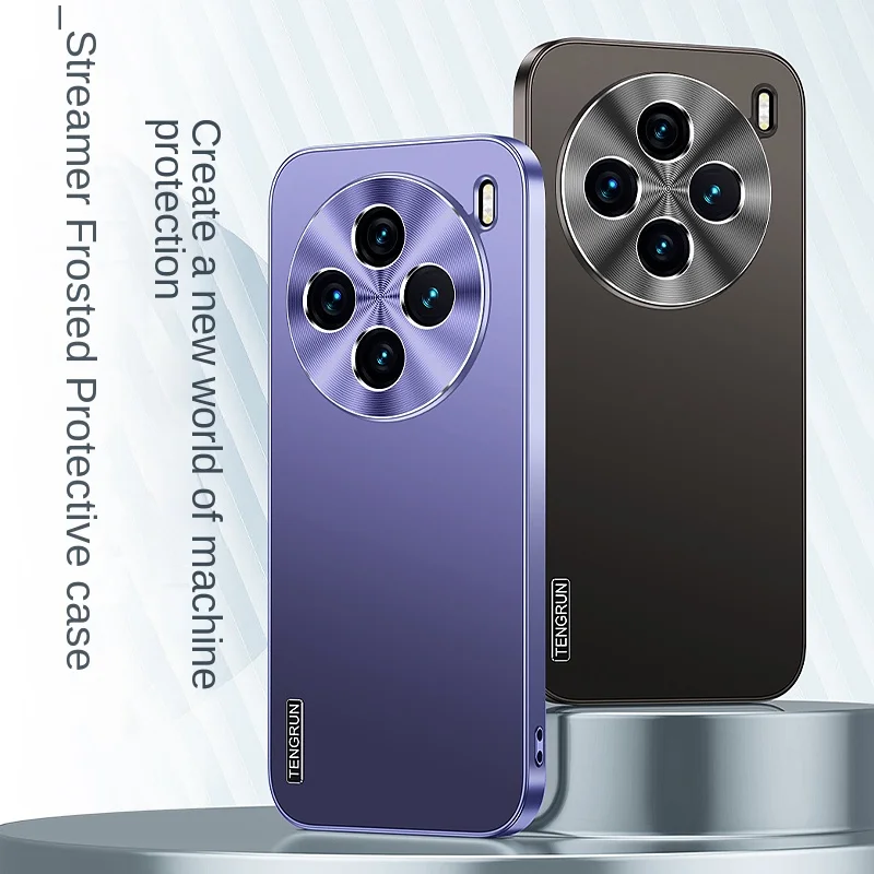 Матовый чехол из алюминиевого сплава с проточной головкой для vivo X100 Pro телефона