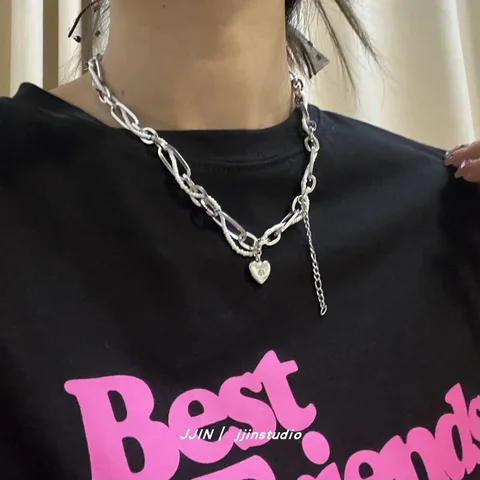 Двухслойная цепочка с сердцем