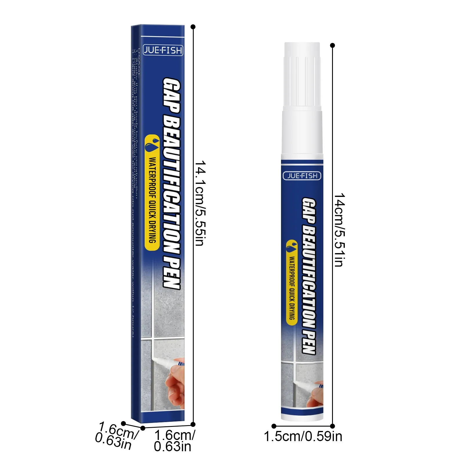 1pc Waterproof Tile Refill Agent Reform Coating Mold Cleaner Sealer Repair Glue For Bathroom Floor Home Decoration |