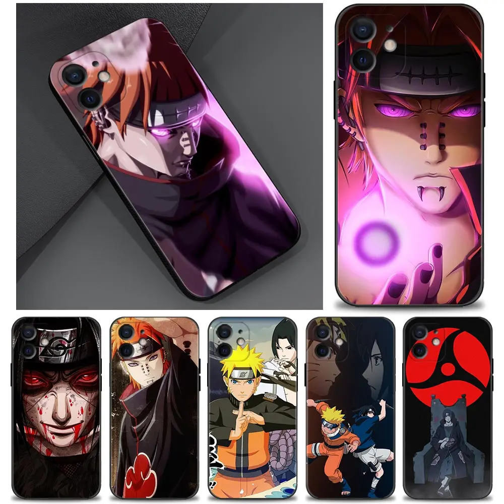 

Phone Case for iPhone 13 12 11 pro max 13mini 12mini XR X XS 8 7 6 6s plus Cover Silicone Bumper Anime Naruto Para