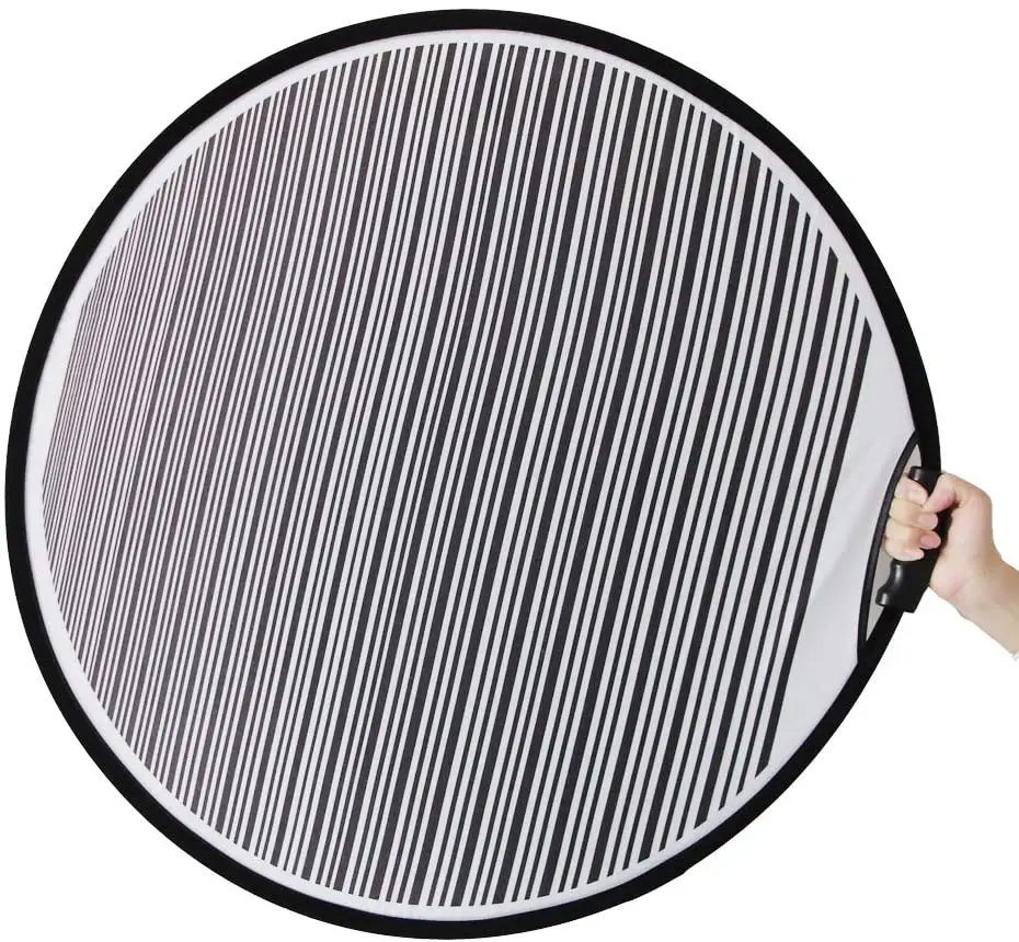 FURUIX 80 СМ Круглая полосатая Гибкая Складная подкладка Отражатель панель вмятины