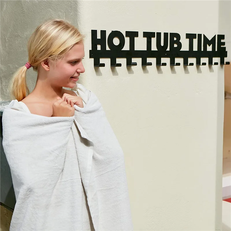 

Outdoor Towel Rack for Hot Tub - Large Durable Hot Tub Towel Rack Outdoor to Hold Your Towels and Robes in Style A