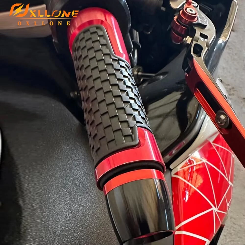 Фото Универсальные грипсы для руля Yamaha FZ09 FZ 09 FZ-09 2014-2021 2020 2019 с заглушками-утяжелителями 2015 2016 2017 №2