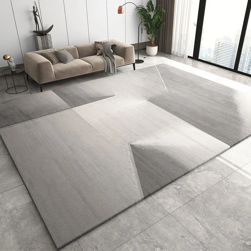 

Modern Minimalist Style Bedroom Carpet Nordic Light Luxury Living Room Carpet Sofa Coffee Table Non-Slip Floor Mat Washable