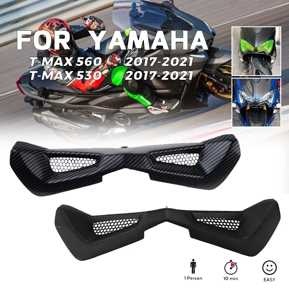 MTKRACING для YAMAHA T-MAX Tamax 530 560 TMAX530 17-21 Передняя обтекатель крыла с аэродинамическим крылом защитные чехлы
