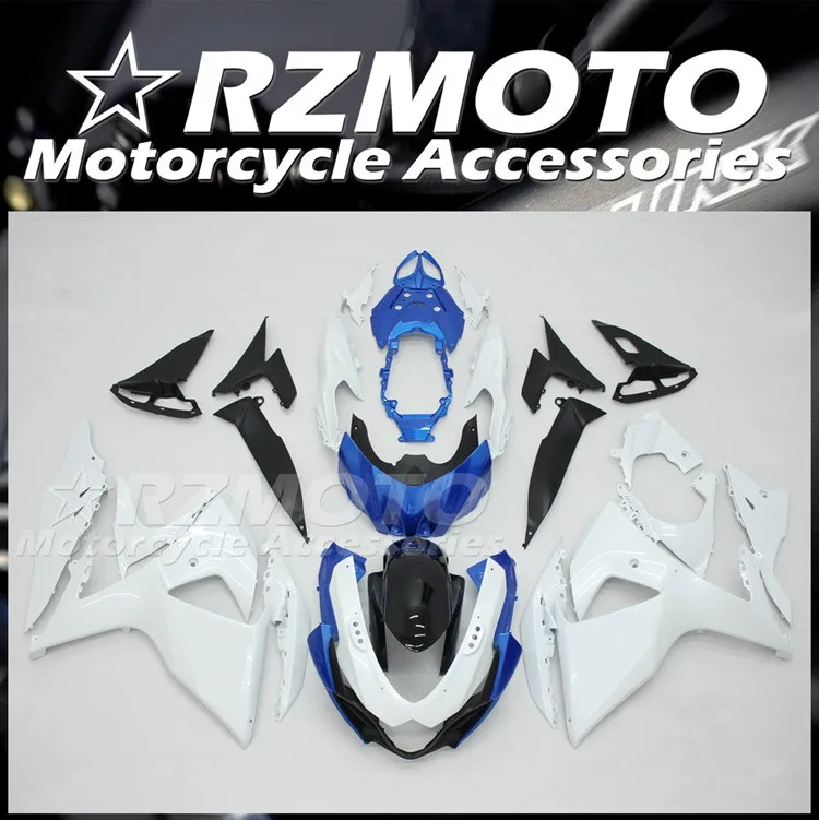

New ABS Motorcycle Fairings Kit Fit For Suzuki GSX-R 1000 K9 2009 2010 2011 2012 2013 2014 2015 2016 Bodywork Set Blue White