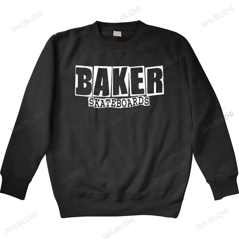 Новый Baker Skateboards Logo с длинным рукавом черная мужская толстовка капюшоном мужской