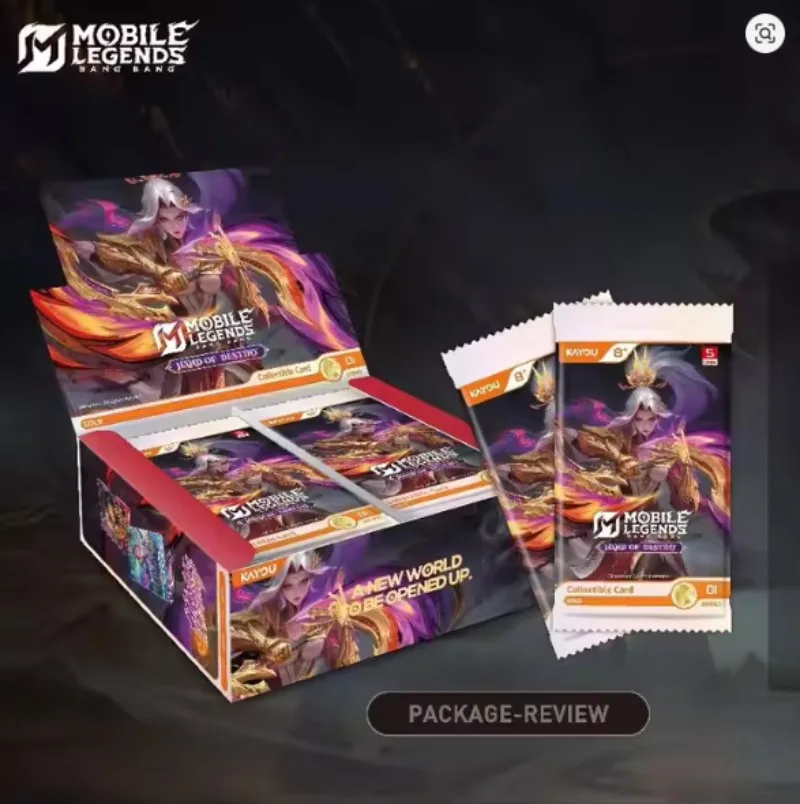 Фото Коллекционные карточки MLBB Kayou Hand of Destiny Series, премиум-версия на английском языке, идеальный подарок для фанатов аниме-игр №3